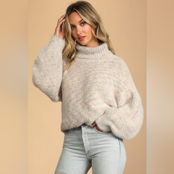 • lulus • eyelash oversized sweater - Picture 1 of 5